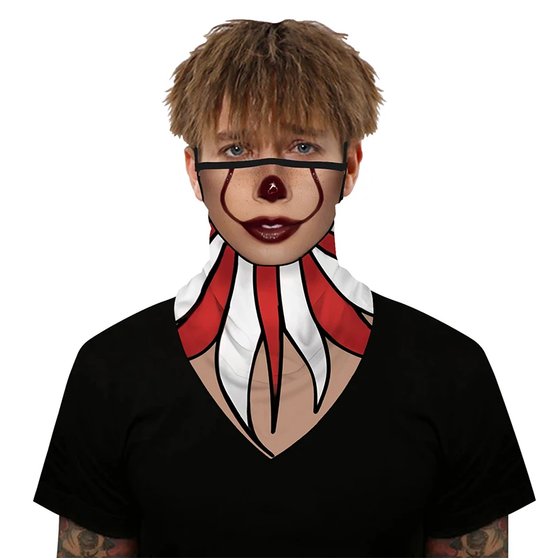 

Хэллоуин Роза бабочка вампир ужас косплей маска для лица Шея шарф маски