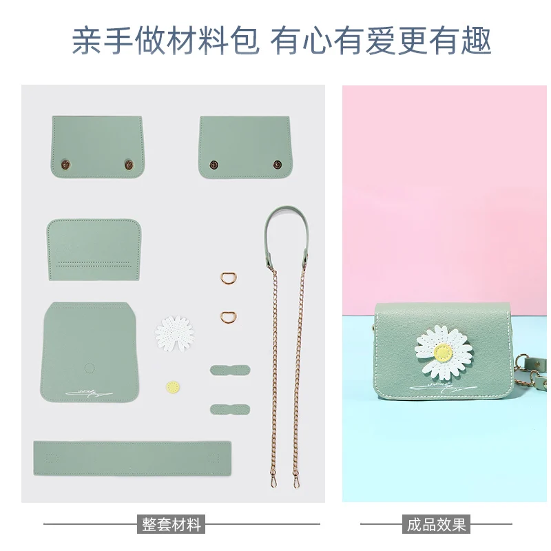 

Woven Bag DIY Material Bag Gift for Girlfriend Hand-Woven Bag for Girlfriend Self-Made Knitted Hand Sewing