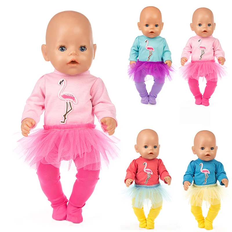 

Платье + леггинсы для кукол, 43 см, 17 дюймов