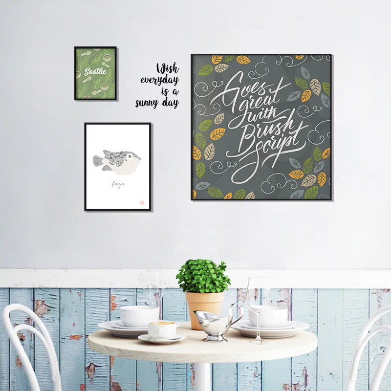 

3D personalized creative warm wall sticker painting bedroom living room sofa background decoration picture frame