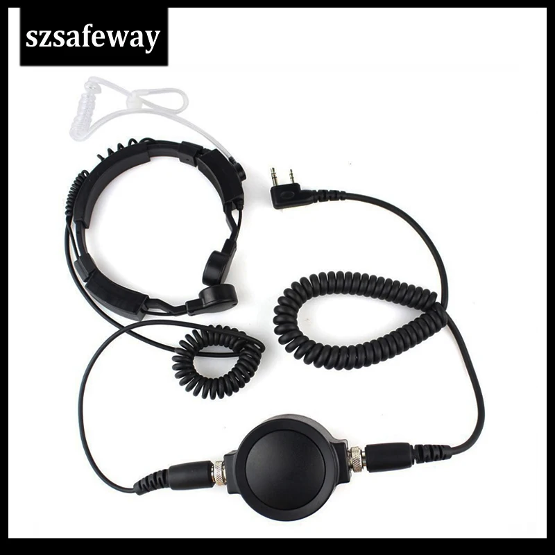 Сверхмощная тактическая гарнитура с микрофоном военная микро для Kenwood Baofeng UV 5R HYT