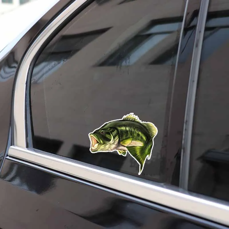 

Aliauto Creative Large Mouth Bass Fish Fishing Stickers Decal Car Funny Automobiles & Motorcycles PVC,15cm*13cm
