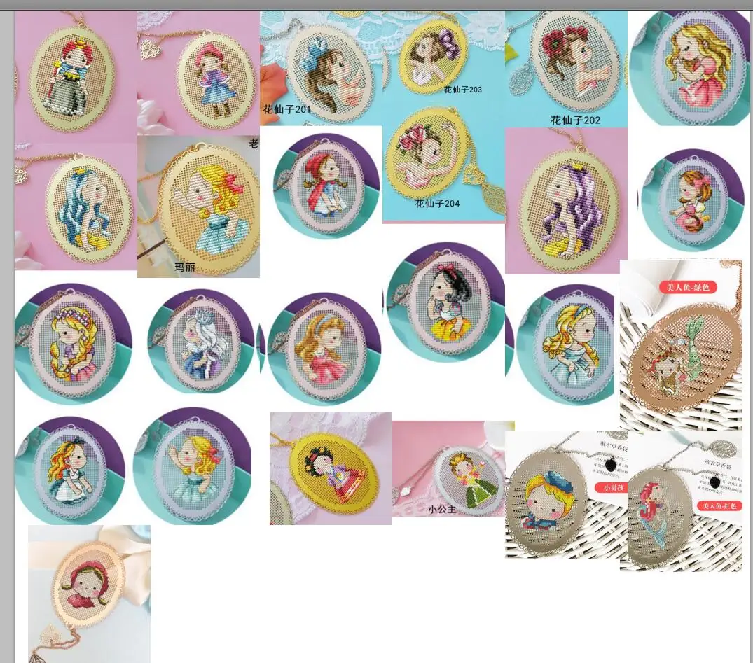 Cc больше девушек для рукоделия вышивка крестиком искусственное серебряное