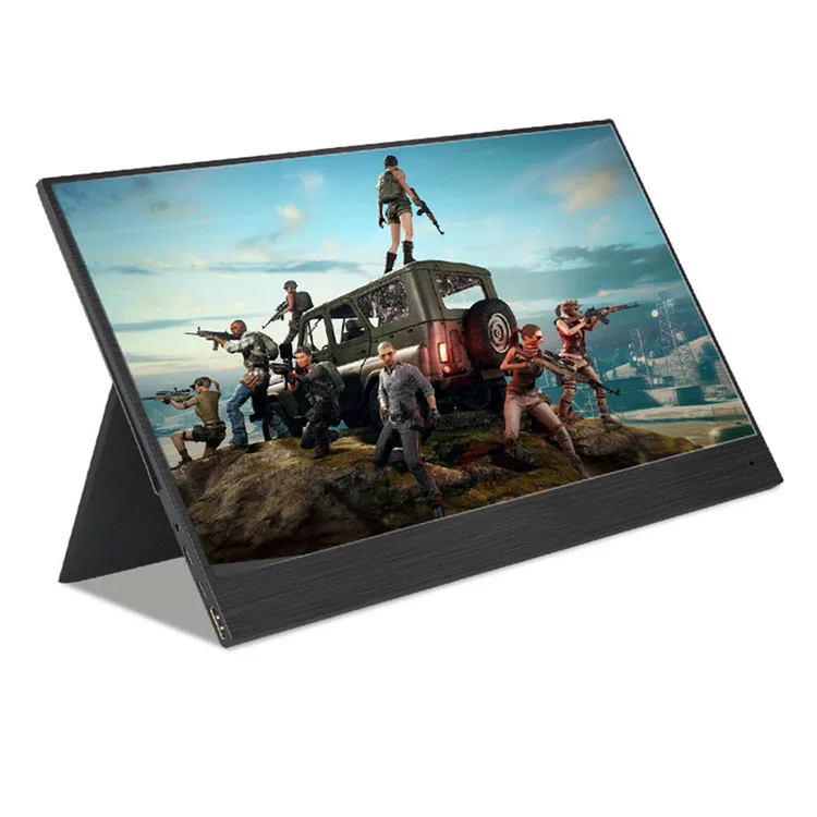 저렴한 17.3 인치 휴대용 모니터 1920*1080 풀 HD Type-C USB HDMI 확장 모바일 PC 노트북 PS3 PS4 XBOX 두 번째 화면