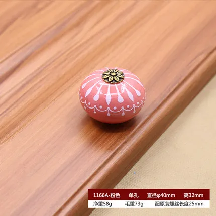 Керамика ручка/мебельная ручка белого и синего цвета шкафа ручки уникальный