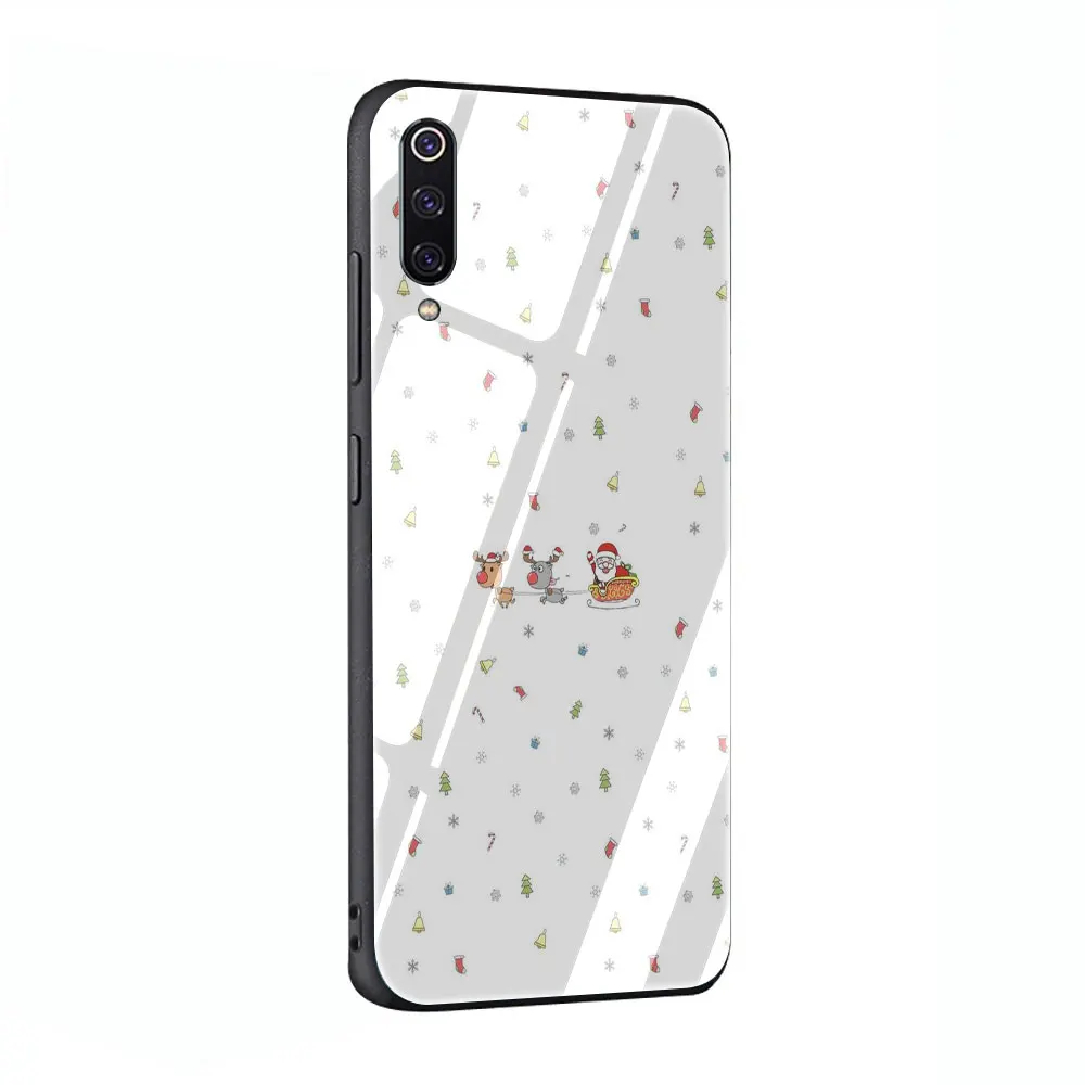 G5 Рождество закаленное Стекло чехол для телефона чехол для Xiaomi mi 8 9 A1 5X A2 6X Red mi 4X 6A Примечание 5 6 7 Pro Pocophone F1 - Цвет: G5