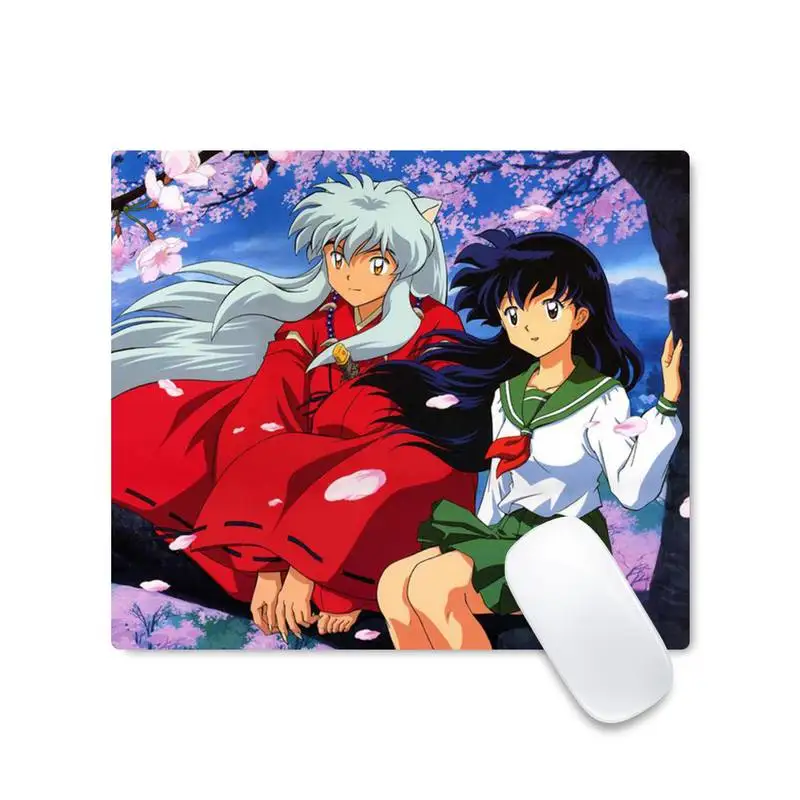 

Anime Inuyasha Rubber PC Computer Gaming mousepad Desk Table Protect Game Office Work Mouse Mat pad Non-slip Laptop Cushion