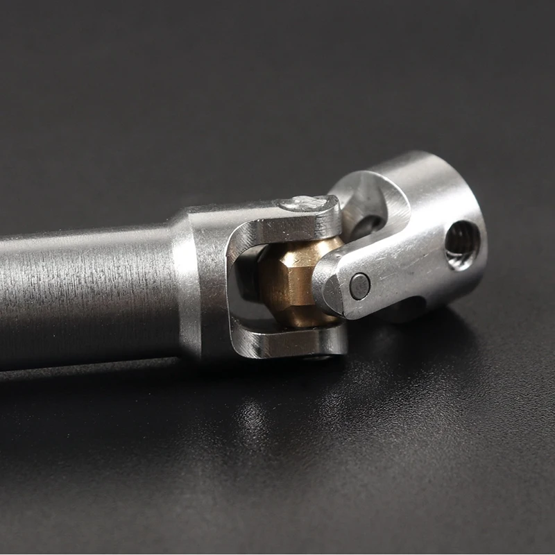 

2 Set RC Car Part: 1 Set Stainless Steel Drive Shaft & 1 Set CVD Front Wheel Universal Drive Shaft Accessories