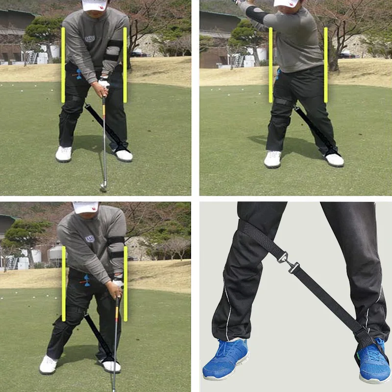 

2021 New Korean Version Golf Leg Movement Correction Fixed Belt Golf Assisted Posture Corrector Outdoor Sports Golf Accessories