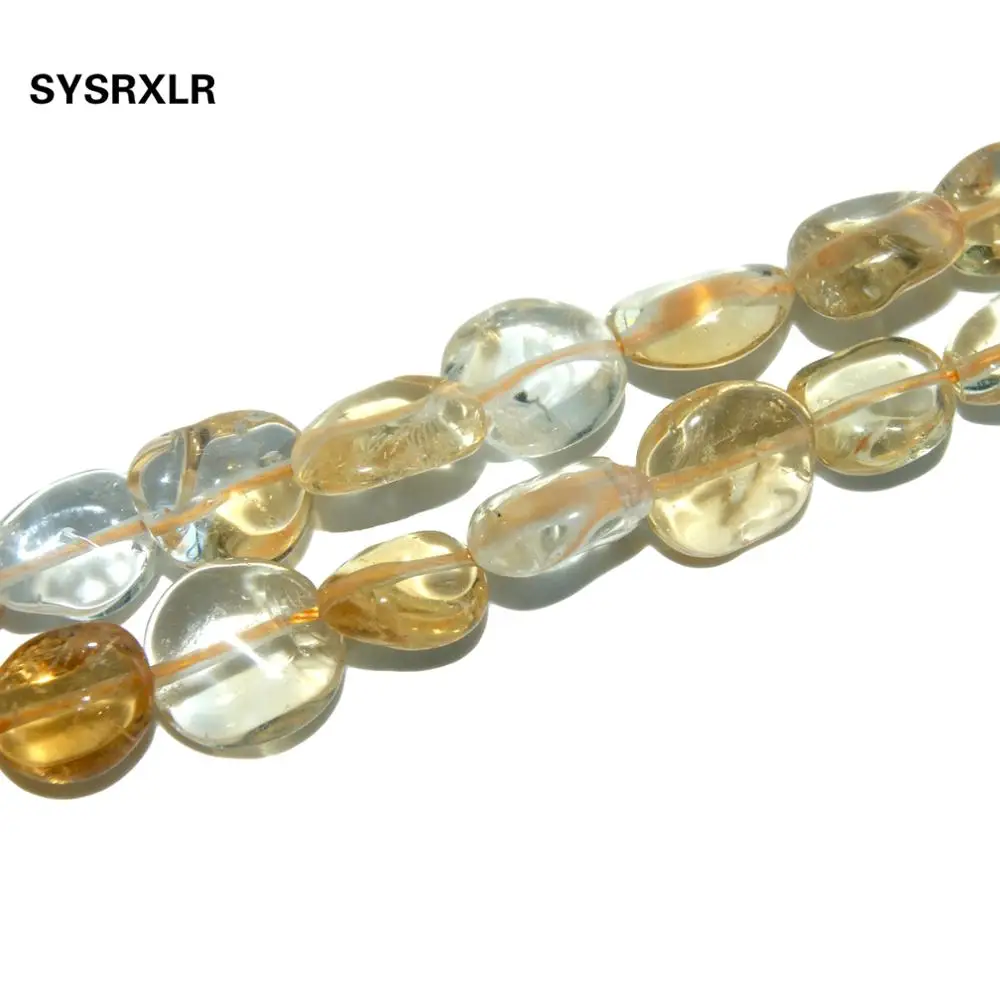 Free Shipping 5-12 MM Irregular Natural Stone Citrines crystal Beads For Jewelry Making DIY Bracelet Necklace Material | Украшения и