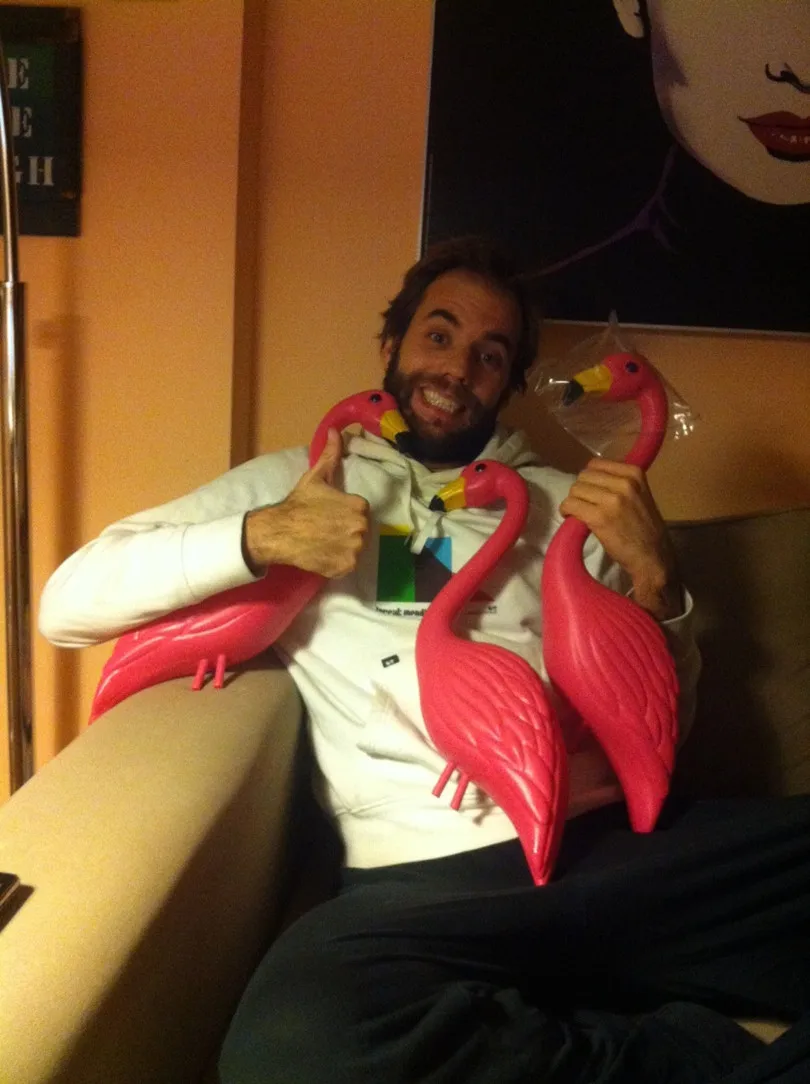 2 шт./компл. пластиковые розовые украшения фламинго наружные для газонов садовые