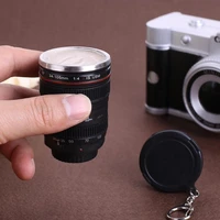 camping pendant camera lens cups mugs absstainless steel emulation camera thermos cup water bottle whisky wine cups for outdoor