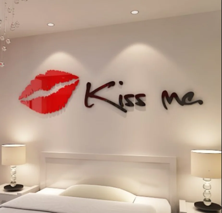Пара Спальня наклейка на стену романтический Наклейки стены диван фон украшение