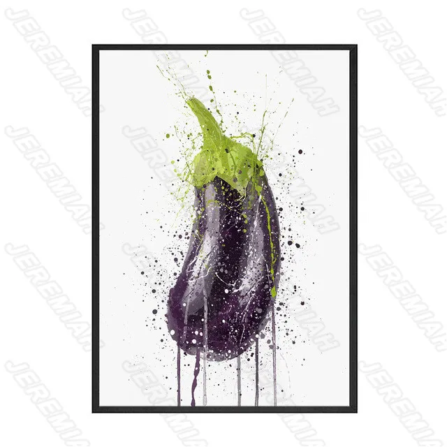

Pepper carrot vegetable poster nordic style wall art canvas print painting modern living room decoration