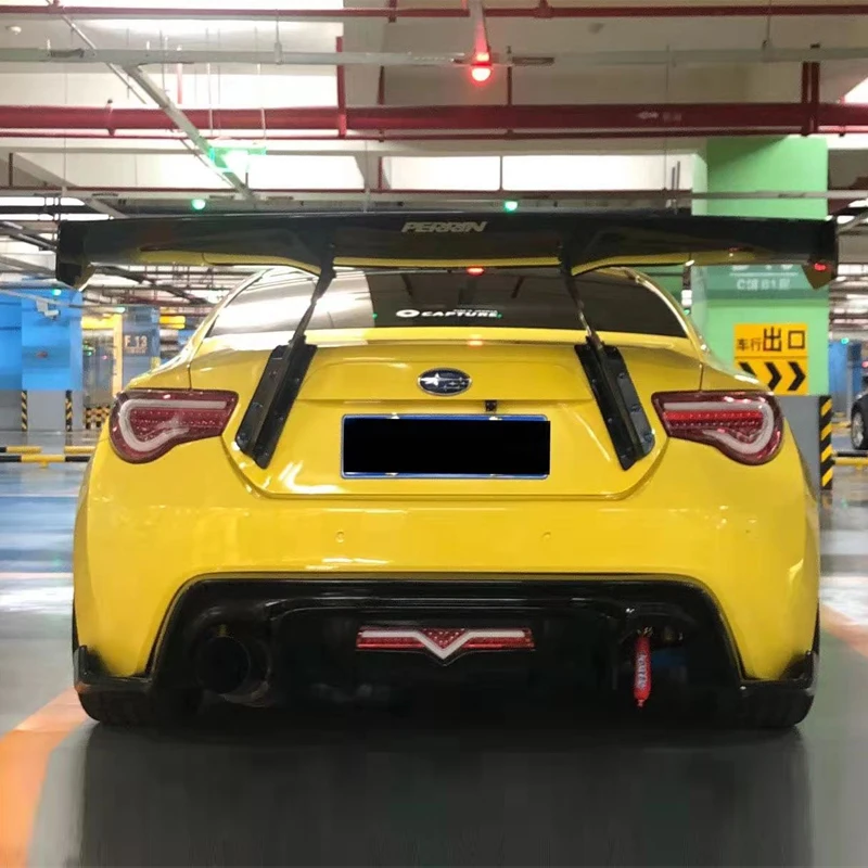 Автомобильный спойлер заднего багажника GT Style из углеродного волокна крыла для