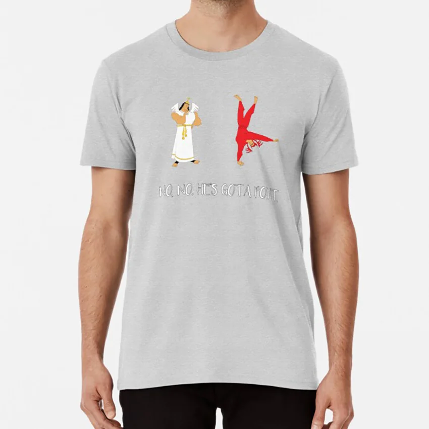 Наплечная футболка с ангелом и дьяволом Kronk Kuzco дьявол демон ангел плечи совесть