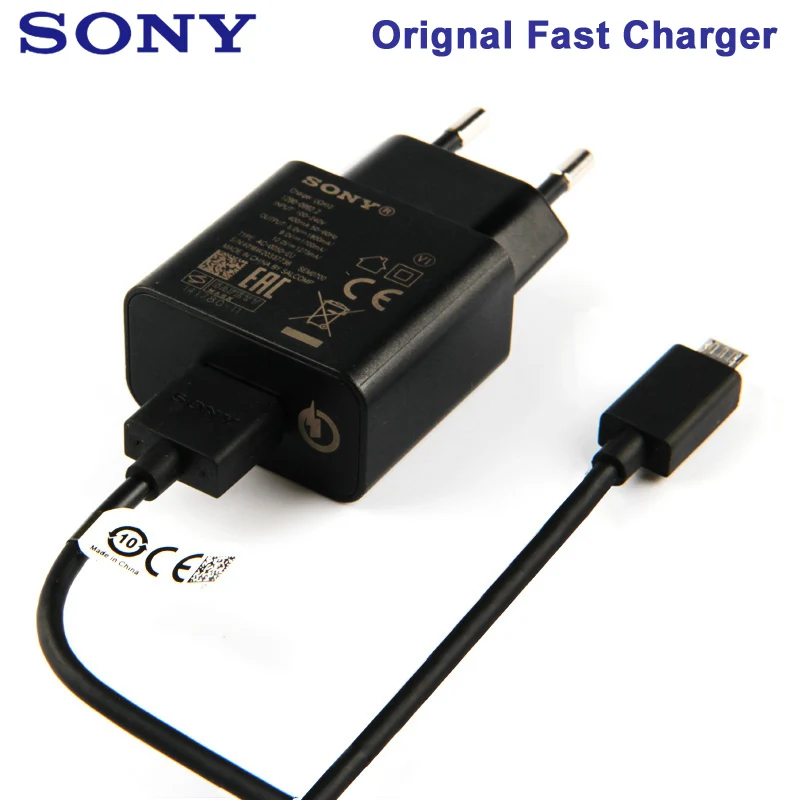 

Original Travel Wall Fast Charging Charger UCH10 For SONY Xperia Flex Z6 Compact Xperia 10 Ultra XZ1 Premium E5 Charger Adapter