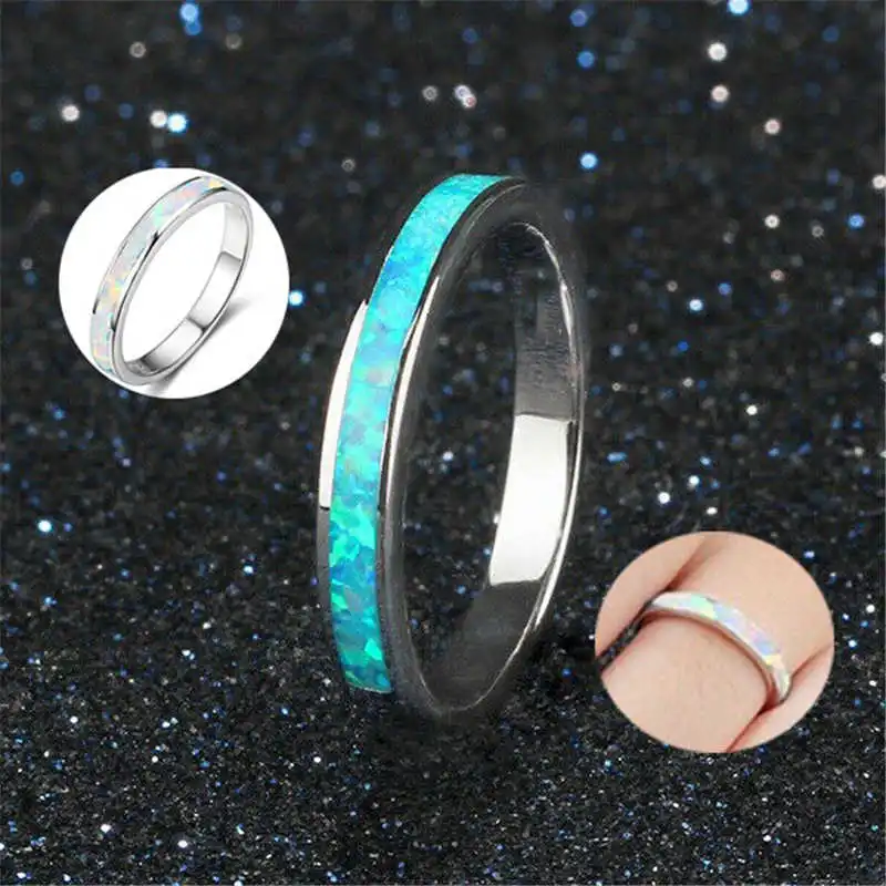 

Женское Обручальное кольцо с огненным опалом