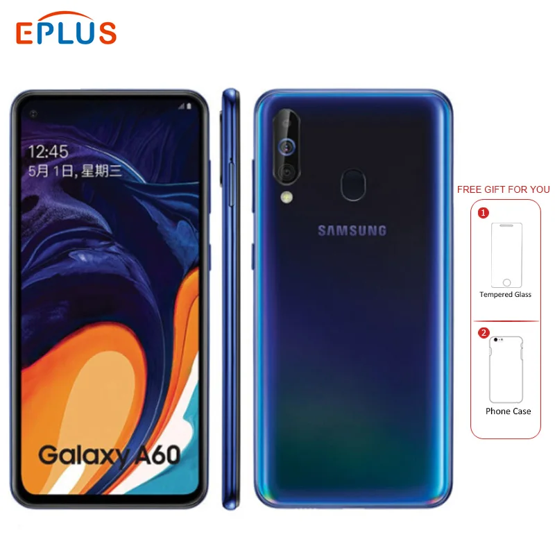 Samsung Galaxy A60 мобильный телефон с 6 3 дюймовым дисплеем восьмиядерным процессором
