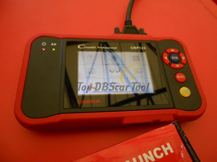 100% Оригинальный считыватель кодов LAUNCH Creader Professional CRP123 VII + Программное