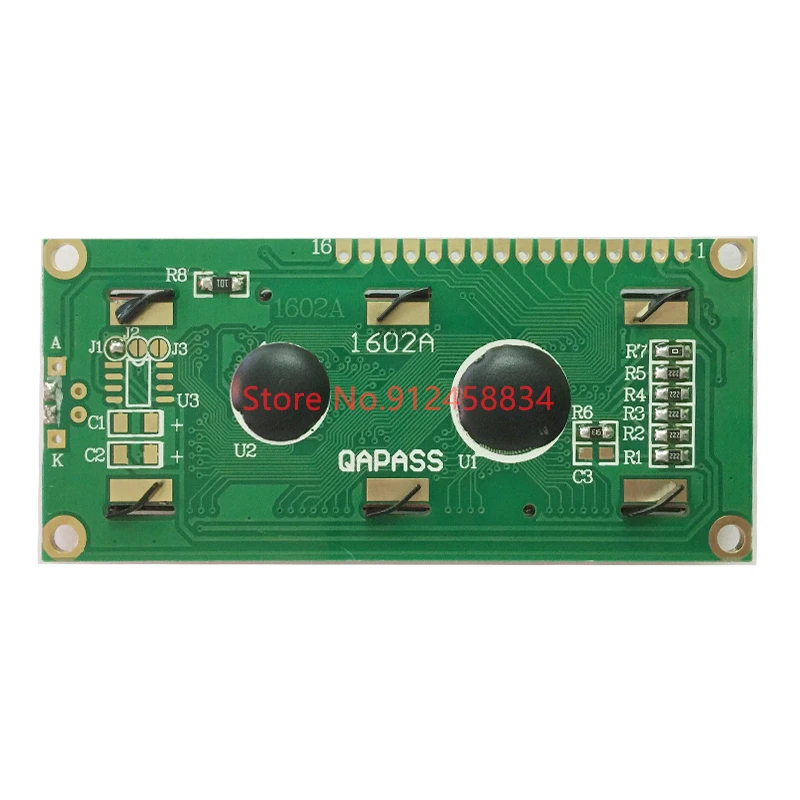 Модуль ЖК-дисплея I2C с кириллическим шрифтом на русском языке 1602 пластиковый 5 В