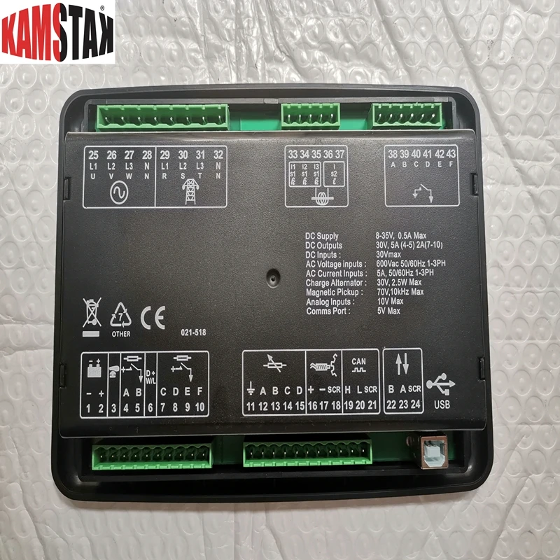 

DSE6120 DSE6110 DSE6020MKII Deep Sea Electronics Genset Controller Auto Start LCD Screen Accurate Made In China