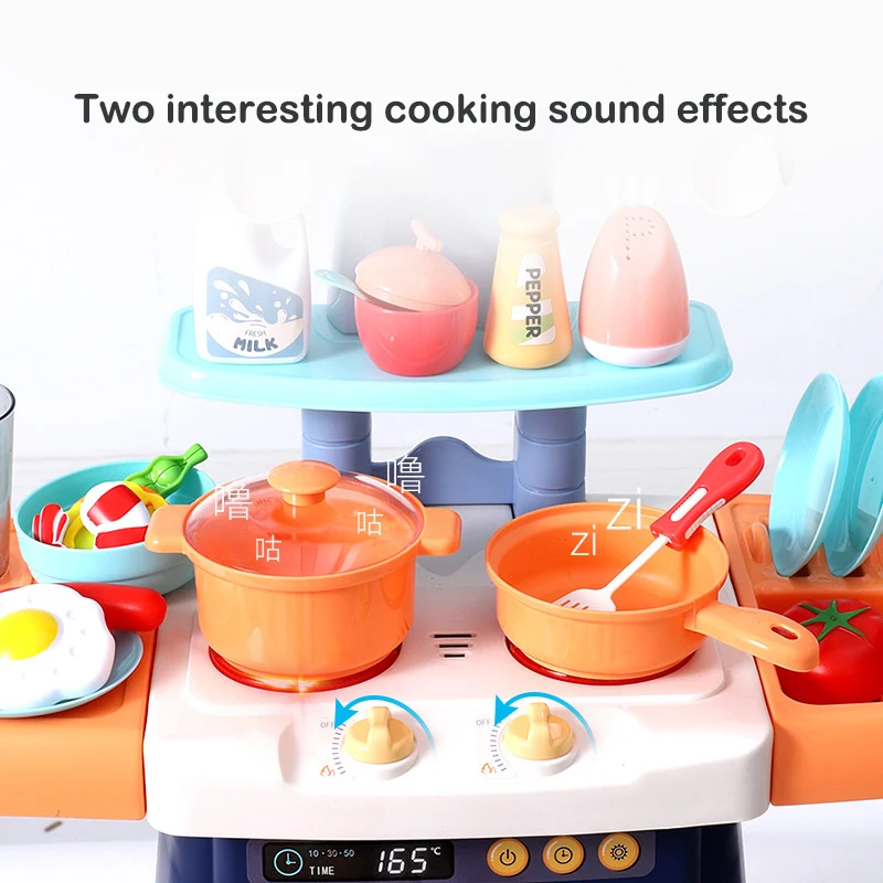 Детские блестящие детские кухонные игрушки посуда мини Циркулирующие для игры в