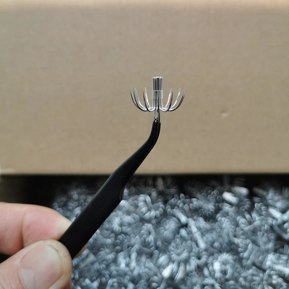 100 шт. 200 Нержавеющая сталь крючки с блесной в виде кальмара P зонтик Корона