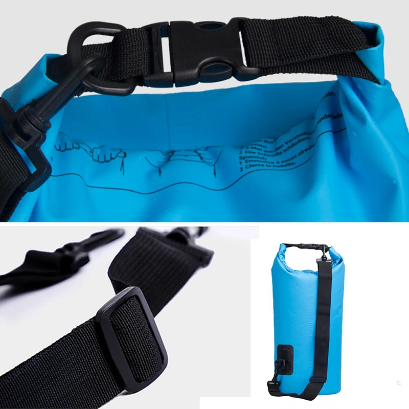10L Rolltop Водонепроницаемый сухой мешок пакет Каякинг Drysack рюкзак вещевой на