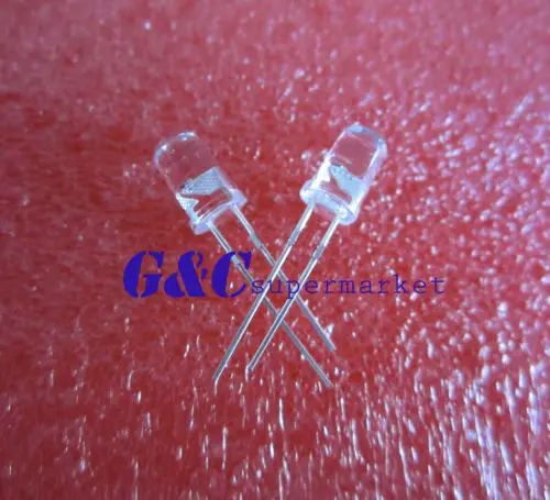 100 шт 5 мм светодиодный двухцветный красно зеленый мигающий светильник хорошего