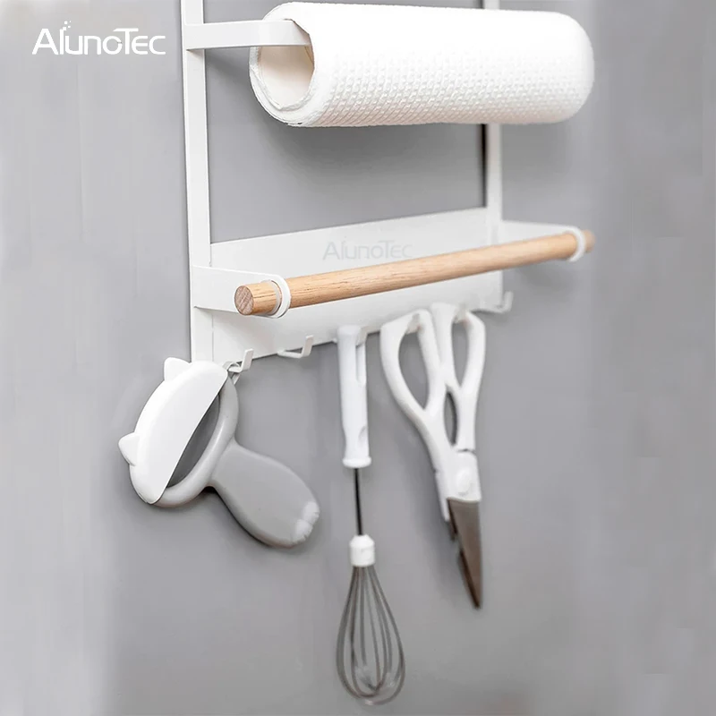 Кухонный магнитный держатель для хранения холодильника рулон бумажных