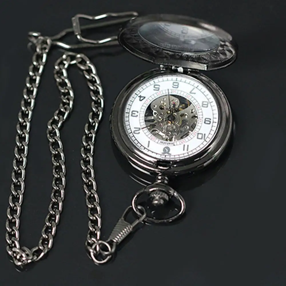 

Fashion Watches for Men Women Unisex Vintage Numbers Retro Style Bronze Mechanical Pocket Watch Chain Necklace Business Pocket