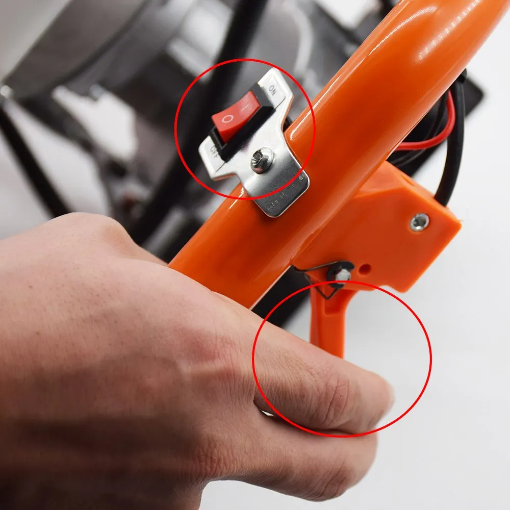 DC 52cc земляной шнек с газовым приводом отверстие для экскаватора 10 см буровой