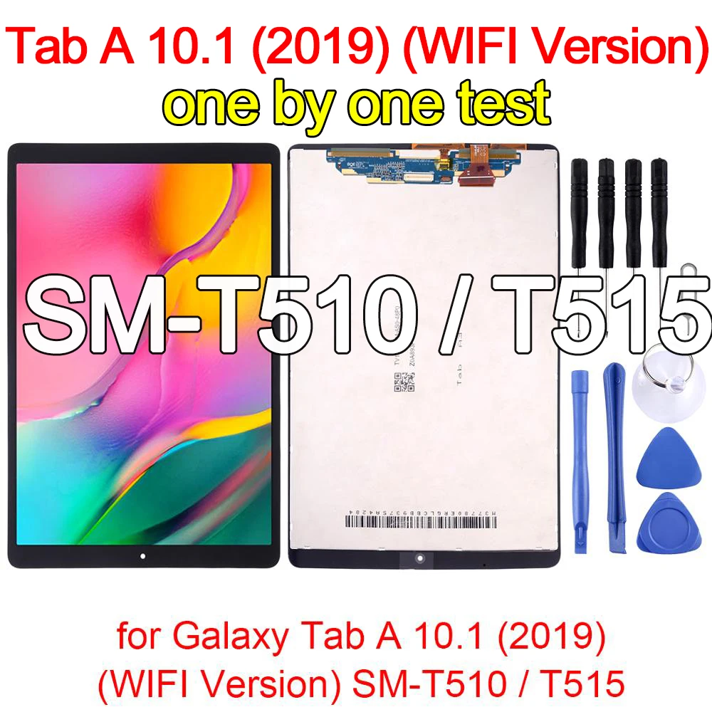 

For Samsung Galaxy Tab A 10.1 (2019) (WIFI Version) SM-T510 / T515 LCD Display Monitor + Touch Panel Screen Glass Digitizer Asse