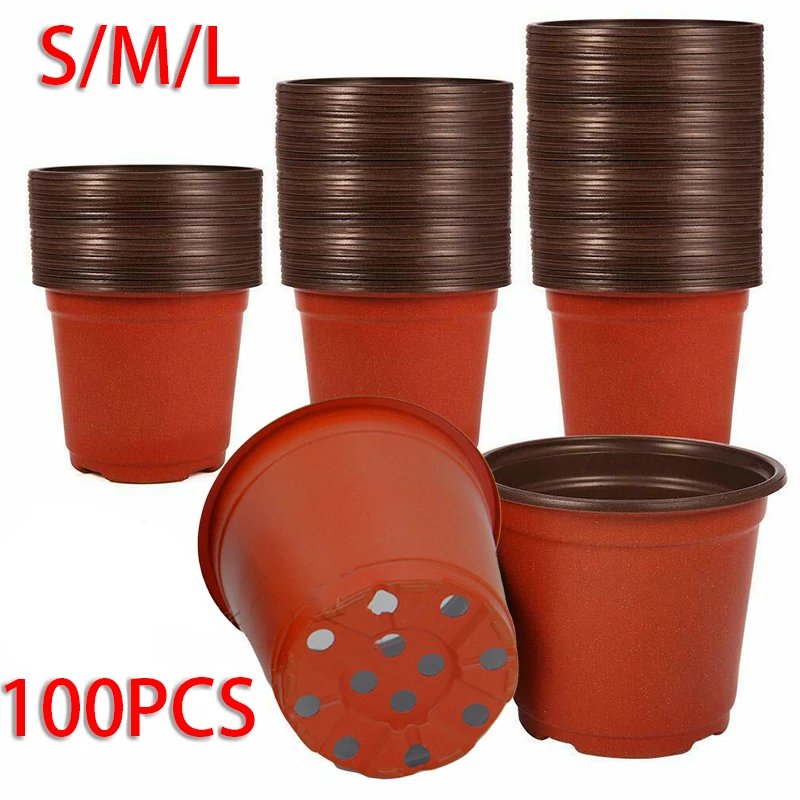 

Plastic Flower Pots Holder Container Planter Reusable Outdoor Accessories