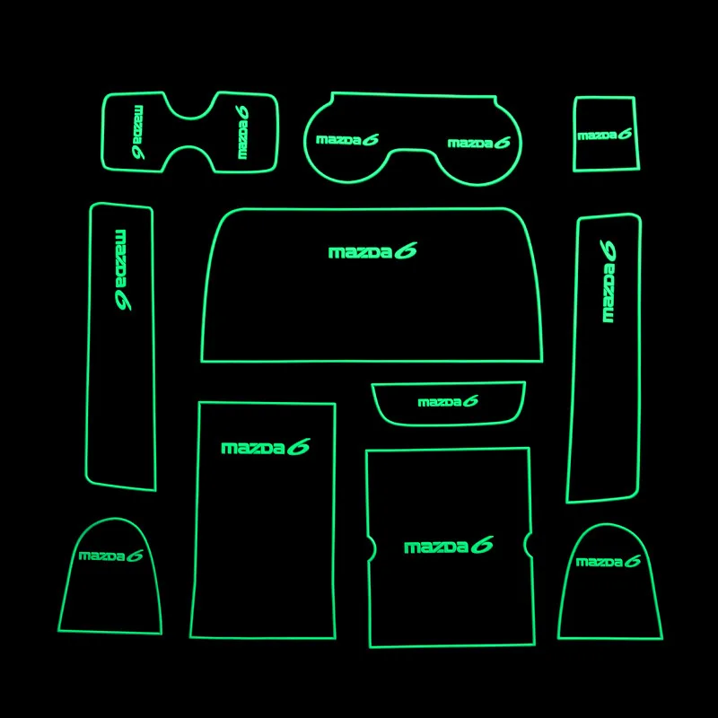 11 шт./компл. автомобильные аксессуары прокладка для гнезда двери резиновая