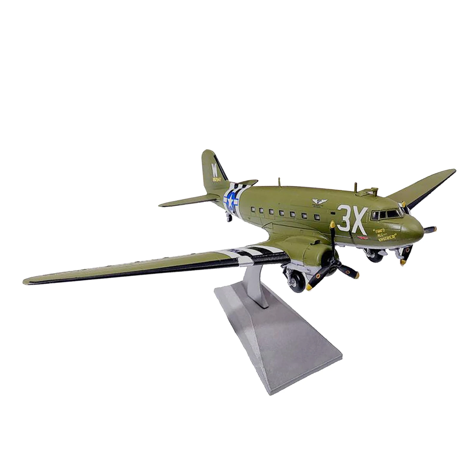

1/100 весы C-47 транспорта истребитель металлический Истребитель модель II U.S.