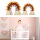 DIY веревка Радуга висит ручной ткацкий станок орнамент Nordic детской комнаты настенный Декор Подвеска для детской домашний Декор Аксессуары