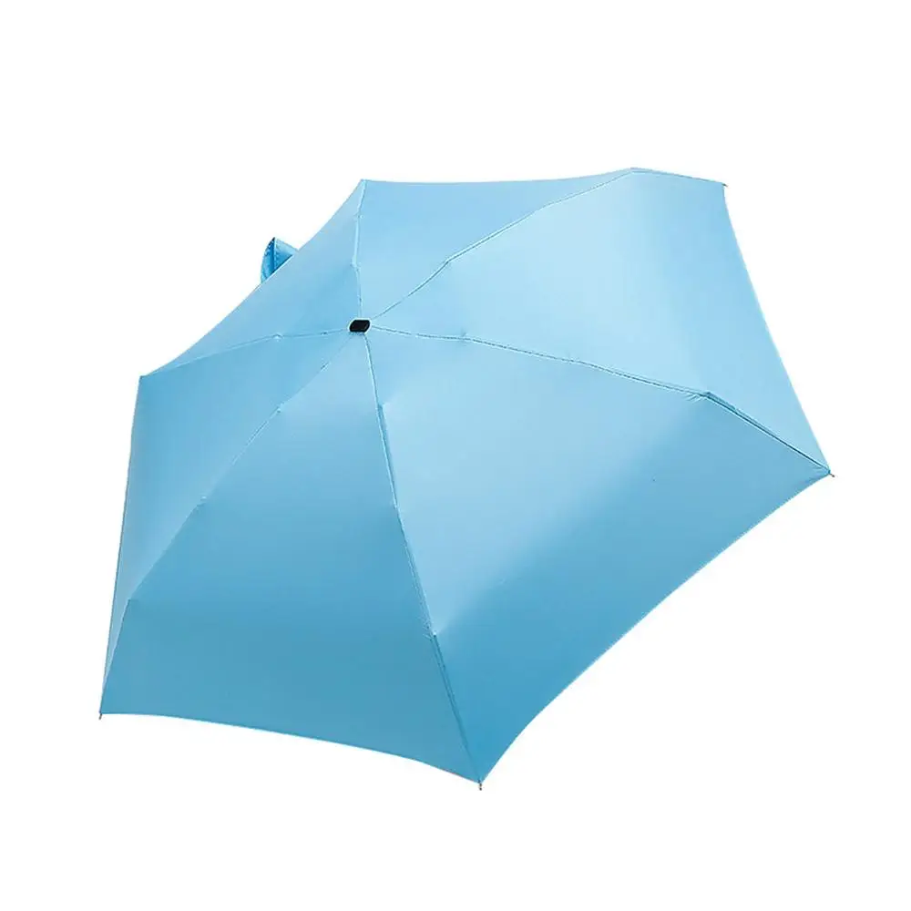Mini Pocket Umbrella Sun Protection Fashion Folding Rain Parasol Female Gift Girls Waterproof Portable Travel Outdoor | Дом и сад
