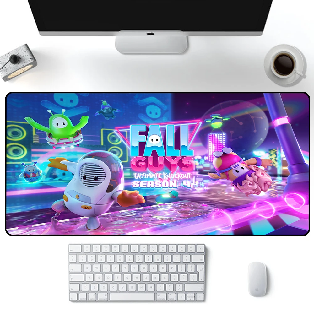 

Fall Guys Mouse Pad Large Gaming Mousepad PC Gamer Computer Office Mouse Mat XXL Carpet Keyboard Mat Desk Pad Laptop Mausepad