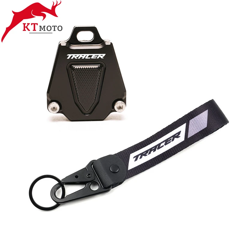 

Motorcycle CNC Key Cover Case Shell & Embroidery Badge Keyring For YAMAHA TRACER 900 700 GT TRACER MT-09 MT-07 TRACER 7 GT 9 GT