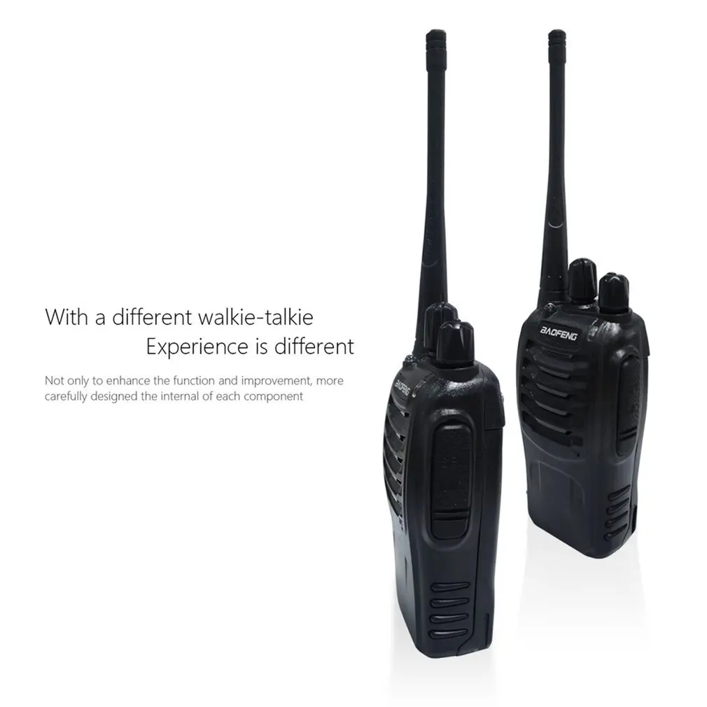 2 PCS Baofeng BF-888S Walkie Talkie 5W Two-way radio Portable Radio UHF 400-470MHz 16CH Comunicador Transmitter Transceiver
