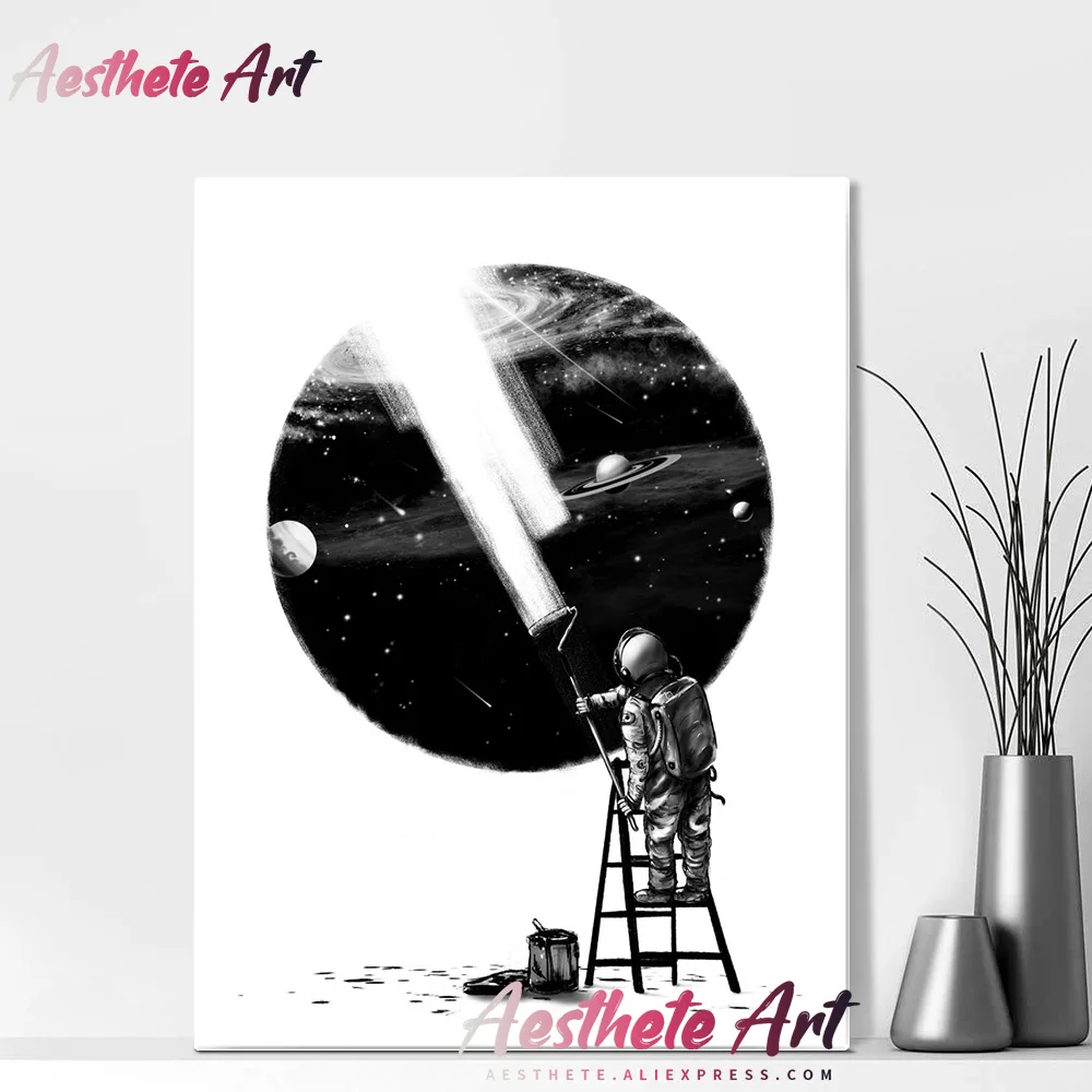 Мне нужно больше космонавтов креативная Картина на холсте настенные