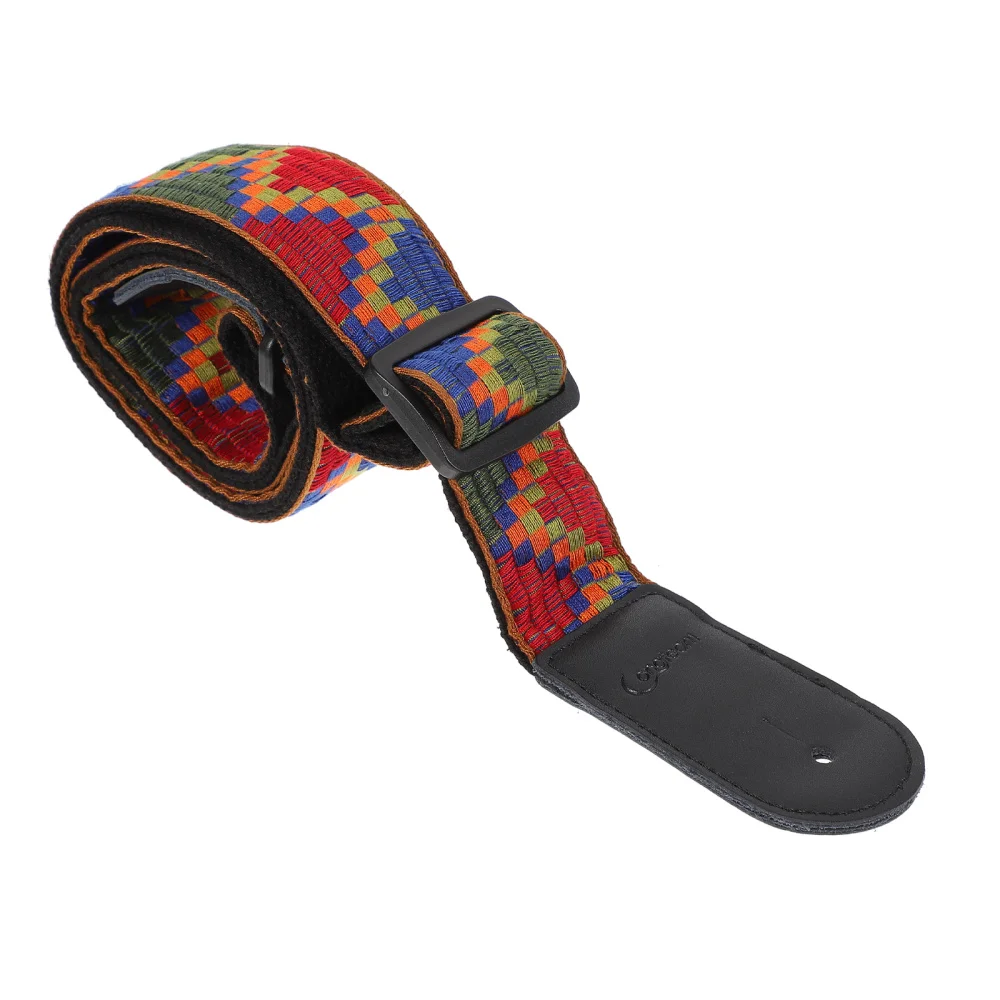 

1pc Bohemia Style Guitar Strap Practical Guitar Shoulder Strap Bass Guitar Strap