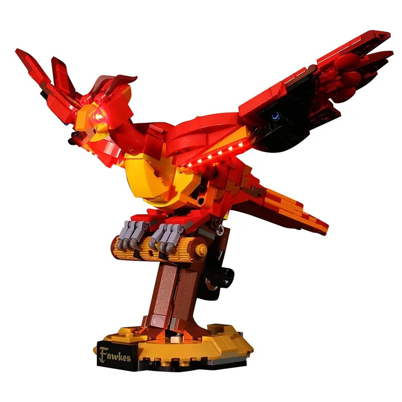 

Серия фильмов 76394, модель Феникса, строительные блоки, кирпичи, обучающие игрушки для детей, рождественские подарки, посещение деревни 76388