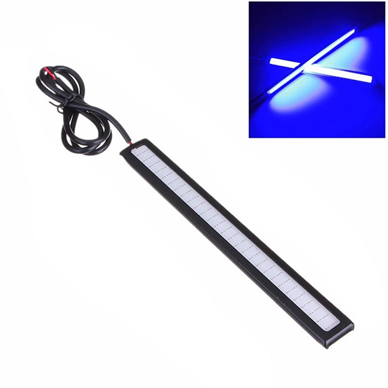 

Горячая Распродажа 1 шт. водонепроницаемый DC 12 В 17 см синий супер яркий светодиодный автомобильный COB-фонарь DRL противотуманный ходовой фона...