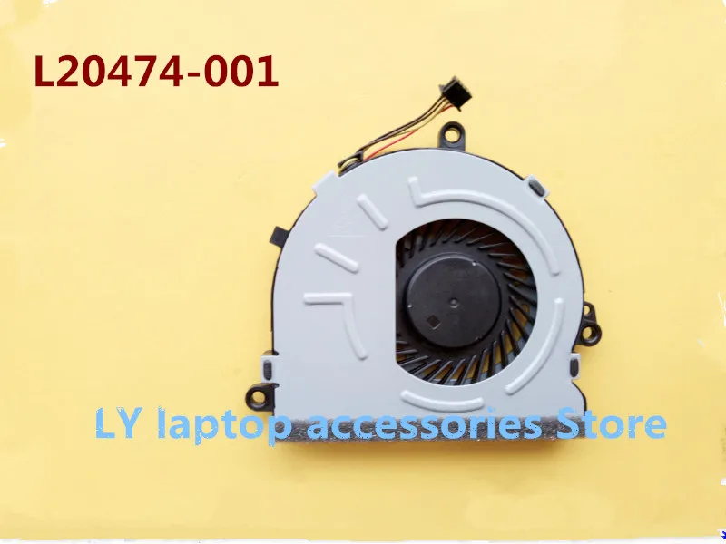 Для HP 15-DA 15-DR 15-DX 15-DB 250 255 256 G7 оригинальный охлаждающий вентилятор для ноутбука L20474-001 4-контактный вентилятор