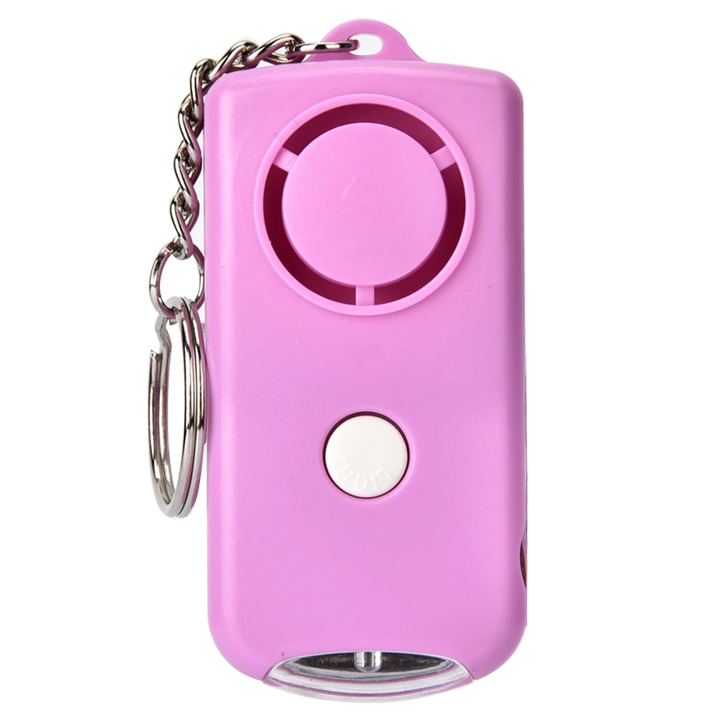 Girl Child Personal Security Alarm Self Defense 120db Elderly Keychain with LED Light Supplies | Безопасность и защита