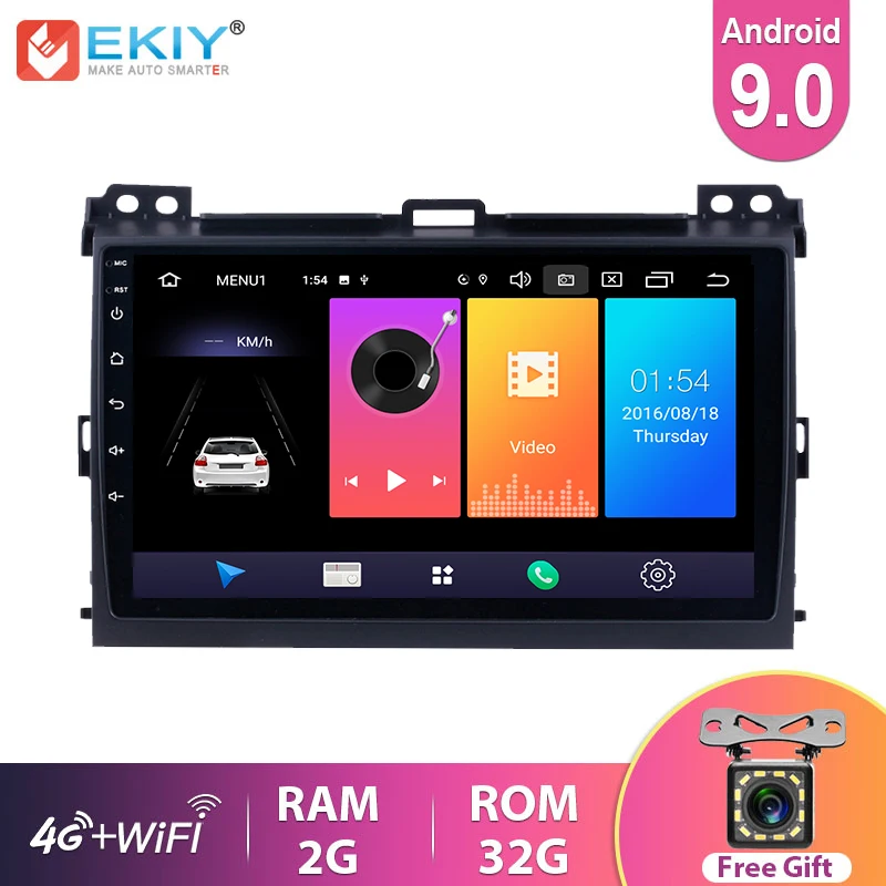 EKIY 9 ''IPS Android 0 Автомобильный мультимедийный автомобильный радиоприемник для