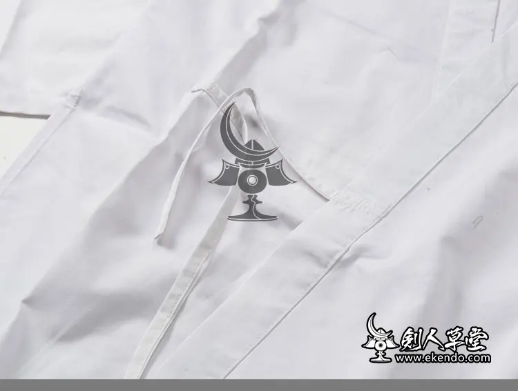 -IKENDO.NET- KG023 - IAIDO LARGE SLEEVE WHITE GI Standard white broad sleeves iaido gi 70%polyester 30%cotton | Спорт и развлечения